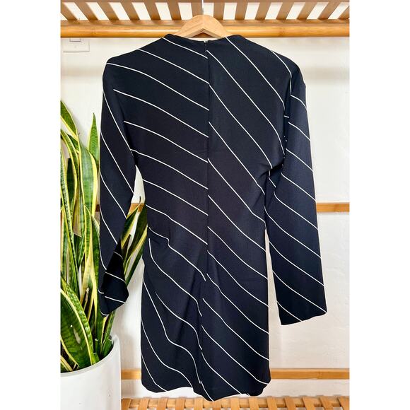 H&M Striped Draped Dress - Picture 8 of 9